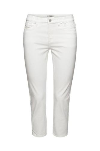 ESPRIT Caprihose seitliche Saumschlitze weiß, grün S12 042EE1B328 