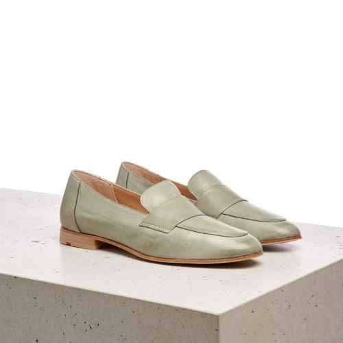 Lloyd Damen Slipper Bea Leder salbei 12-750-01 