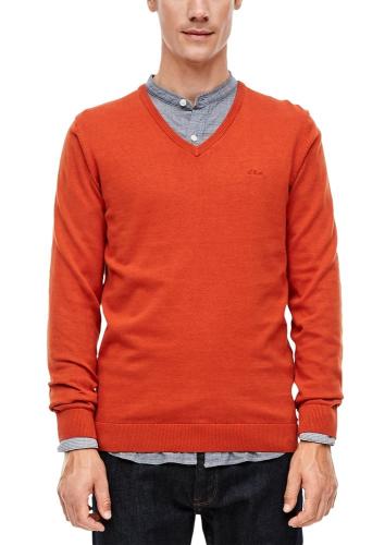 s.Oliver Feinstrickpullover mit V - Ausschnitt  Noos 2040666 