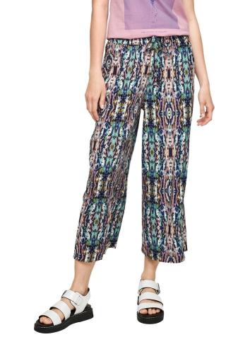 QS designed by Culotte Wide Leg Muster rosa 2065768 