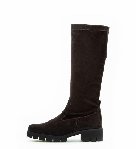 Gabor sportlicher Stiefel Wechselfußbett Schaftweite M-Stretch schwarz S22 91.719.47 