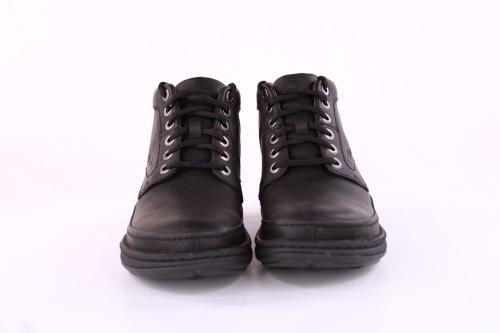 Clarks Nature Lite Herren Schnürschuh Schnürboots Leder schwarz S21  26161195 