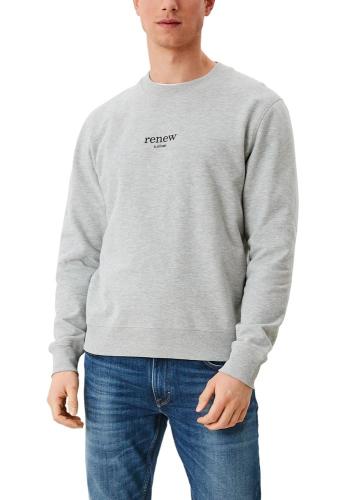 s.Oliver Sweatshirt mit Schriftprint grau 2109641 