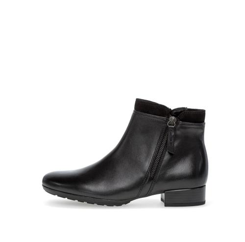 Gabor Stiefelette Leder Comfort- Mehrweite H schwarz S23 32.718.57 