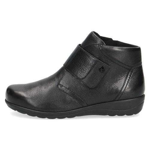 CAPRICE Stiefelette Leder Weit Wechselfußbett AIRMOTION schwarz S22 9-9-26457-29 