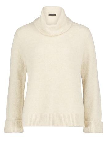 Betty Barclay Pullover großer Kragen beige grün rot S22 57621183 