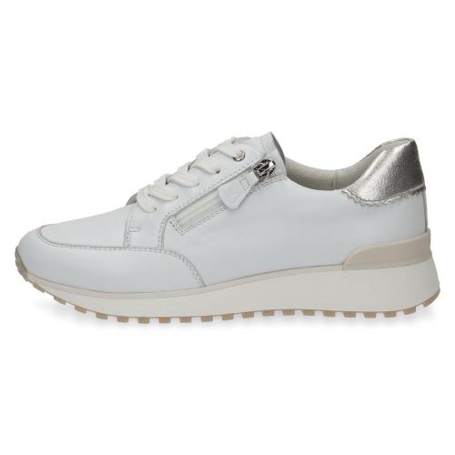 Caprice walking on Air Damen Sneaker Leder Wechselfußbett weiß S13 9-9-23716-20 