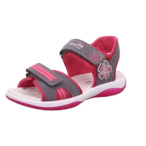 Superfit Sunny Sandale Leder 06127 30 | grau/lila | 