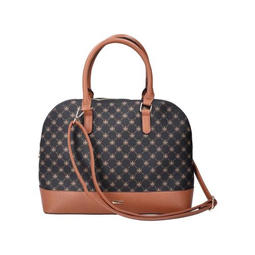 Rieker Handtasche allover Logoprint schwarz S22 H1401-00 