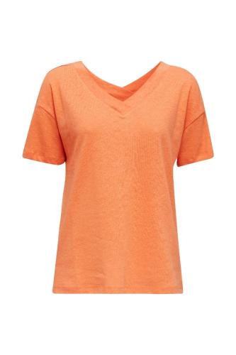 Esprit Shirt 3/4 Leinen 030EE1K303 L | E813 RUST ORANG | 