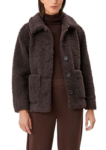 s.oliver Teddyjacke Plüsch braun S21 2101024 