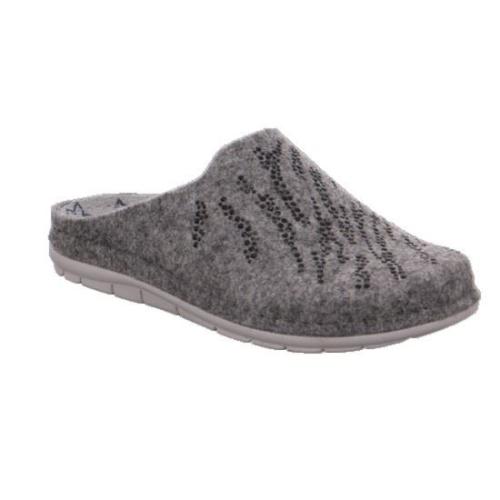 Rohde Rodigo Pantolette Hausschuh grau 6194 41 | 80 grau | 
