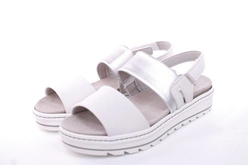 ACO Sandale Nala 06 Leder Klettverschluss weiß S12 1225/10086 