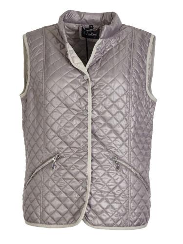 Nickel Valiino Steppweste 30873 48 | 01 taupe/natur | 