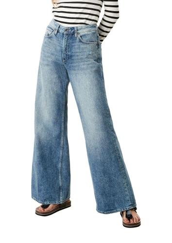 QS designed by Slim Jeans mit weitem Beinverlauf 2111348 40 | 57Y7 BLUE | L32