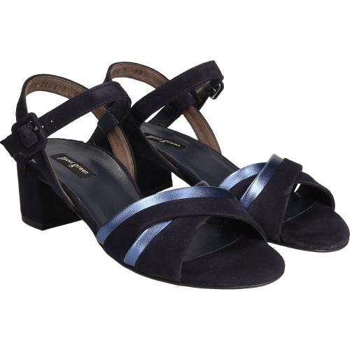 Paul Green Sandalette Riemchen blau 7457 