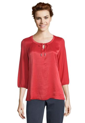 Betty Barclay Bluse Shirt 3/4 weiß rot 38112935 46 | 4074 Hibiscus R | 