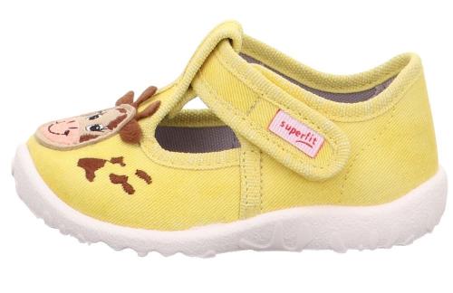 SUPERFIT SPOTTY Kinder Hausschuh gelb 1-009256-6000 