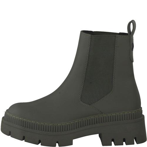 Marco Tozzi Chelsea- Boots Feel me Fußbett grün S22  2-2-25822-29 