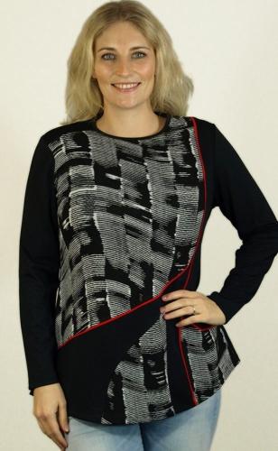 Fashion Apolda Pullover Langarm schwarz 41457 