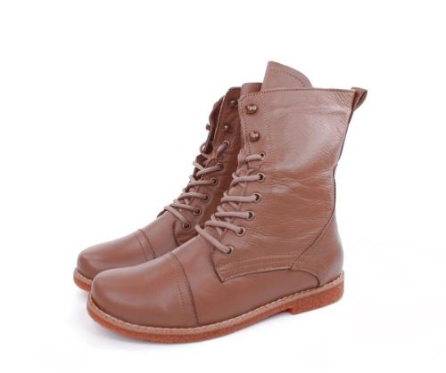 Andrea Conti Damen Schnürboots Schnürstiefel Leder bequem braun S22 03487601120 