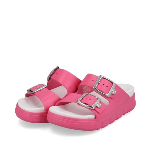 Rieker Damen Pantoletten flamingorosa S13  P2180-32 