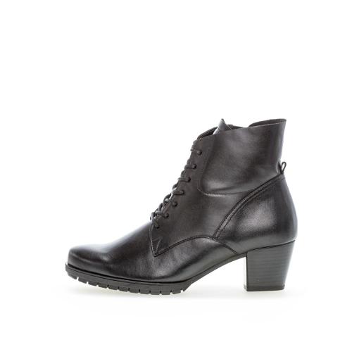 Gabor comfort Schnürstiefelette Leder H- Weite schwarz S22 96.605.57 