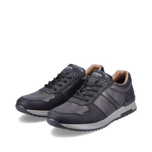 Rieker Antistress Herren Sneaker Schnürschuh Halbschuh  schwarz S21 16132-00 