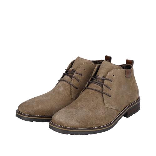Rieker Antistress Herren Schnürschuh Rauleder braun S23 33206-26 