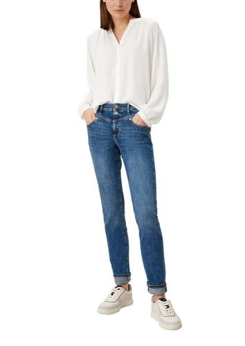 s.Oliver Jeans Betsy Slim mit Sattelbund blau S12 2108838 36 | Dark Blue Stret | L32