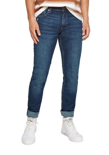 s.Oliver Jeans Slim Fit Mid Rise Destroy blau S21 2107599 