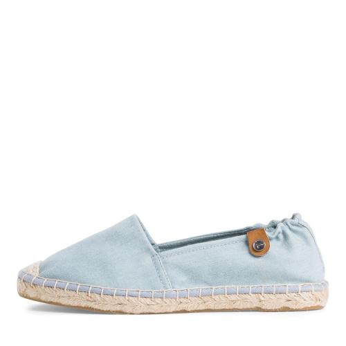 Tamaris Espadrill Slipper blau gestreift 1-1-24605-26 