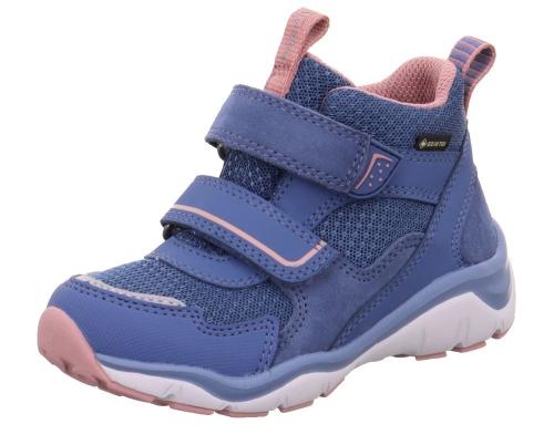 superfit SPORT5 Sneaker wasserdich GoreTex Lauflerner Blau Pink1-000246-8050 