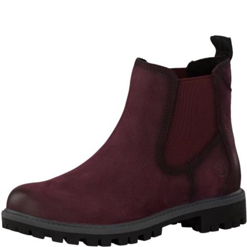Tamaris Leder Chelsea Boot 1-1-25401-23 36 | 549 BORDEAUX | 
