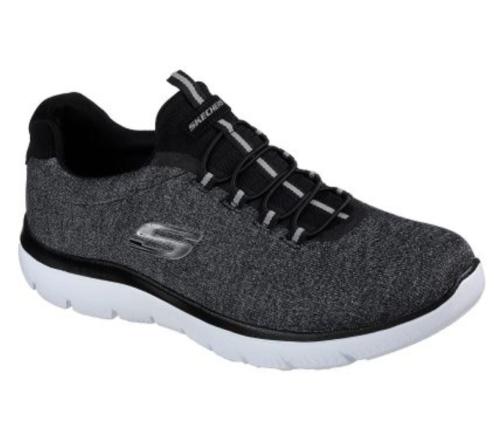 Skechers Summits-Forton Herren Slip- On- Sneaker Waschmaschinengeeignet Memory Foam schwarz S22 52813 