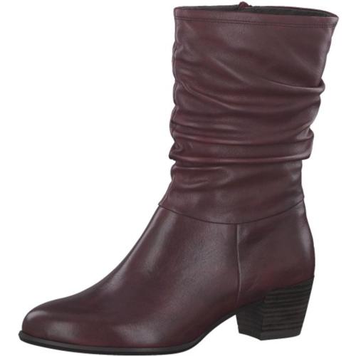 Tamaris Lederstiefelette 1-1-25339-23 40 | 549 BORDEAUX | 