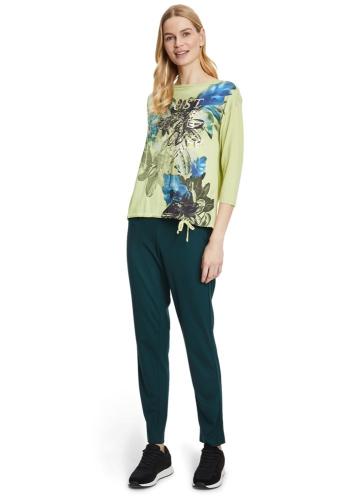 Betty Barclay Blusenshirt 3/4 Arm U - Boot - Ausschnitt grün Floral S12 22382995 