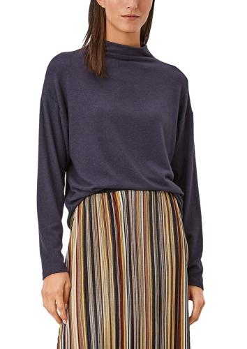s.Oliver Langarmshirt Turtelneck blau S21 2107156 