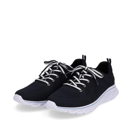 Rieker Antistress Damen Sneaker Sportschuh Wechselfußbett blau S13 54022-14 