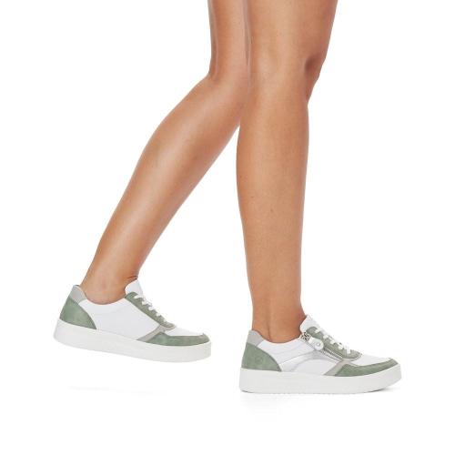 Remonte Damen Sneaker edelweiß-mintgrün S13 D0J01-80 