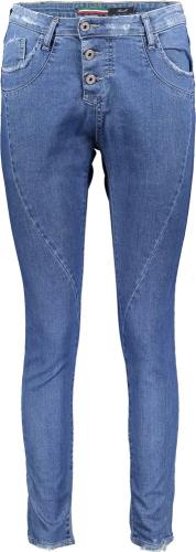 Please P78A Jeans Boyfriend Knopfleiste blau P78A_BQ2N3Q 