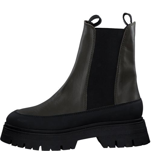 Tamaris Chelsea- Boots Stiefelette TOUCHit- Fußbett grün S22 1-1-25461-29 