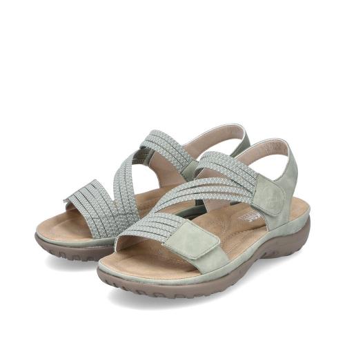 Rieker Damen Riemchensandalen mintgrün S13  64870-52 
