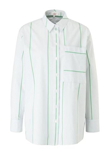 s.Oliver Bluse legere gestreift weiß S12  2110400 