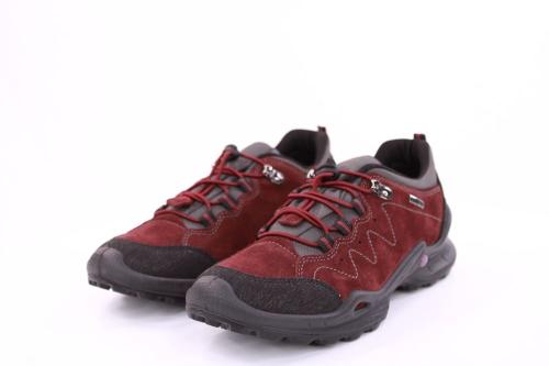 IMAC Damen Trekkingschuh Outdoorschuh  Halbschuh Schnellschnürung TEX- Membran rot S21  808809 