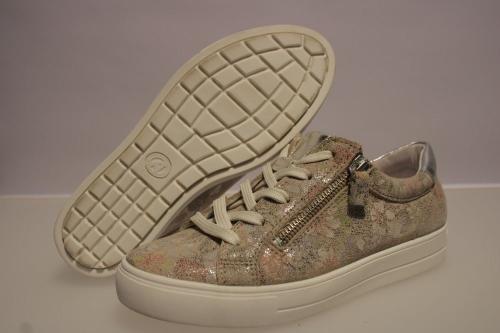 Aco Sneaker Reißverschluß Kim 48 Blumen 520/8178 