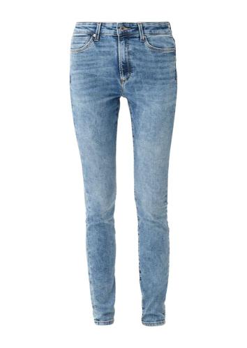 s.Oliver Damen Izabell Skinny- Jeans 7/8 Länge blau S22 2120618 
