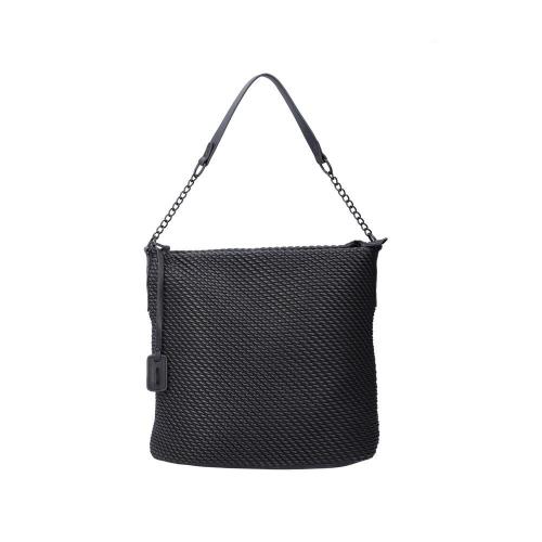 Rieker Handtasche Kordeloptik schwarz H1331-00 