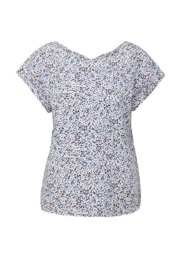 s.Oliver Viskosebluse mit Rückenausschnitt schwarz, weiß S13  2132617 