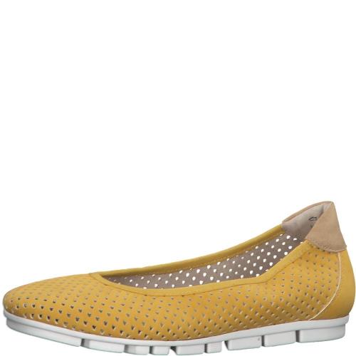 s.Oliver Klassischer Ballerina gelb 5-5-22100-24 